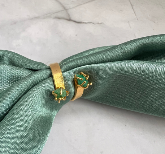 Onda Emerald Ring