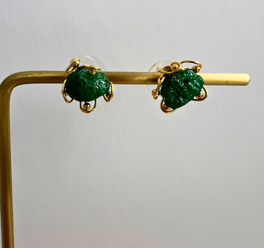 Isla Emerald Studs