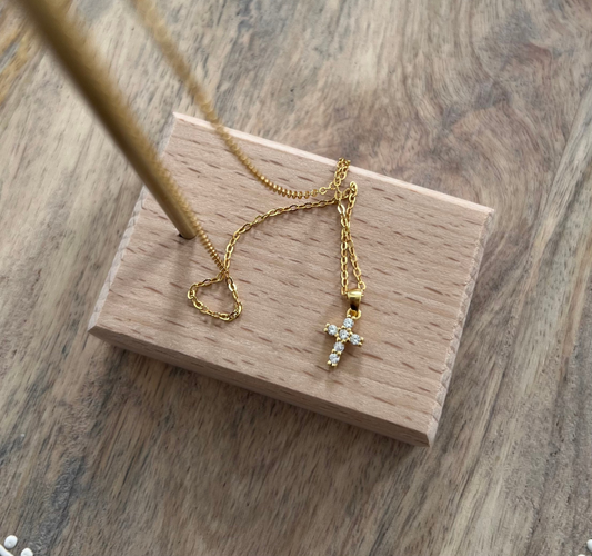 Mini Cross Necklace