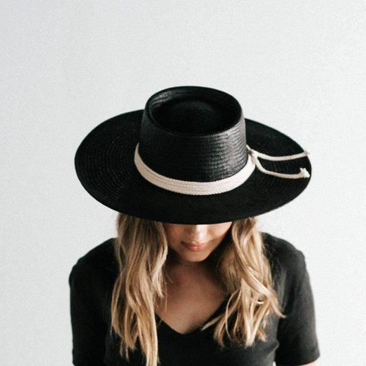 Bre Straw Pork Pie Hat