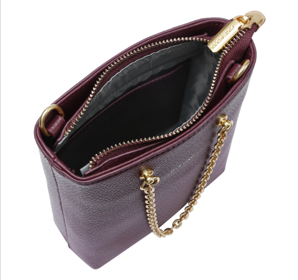 Naomi Phone Pouch- Wine