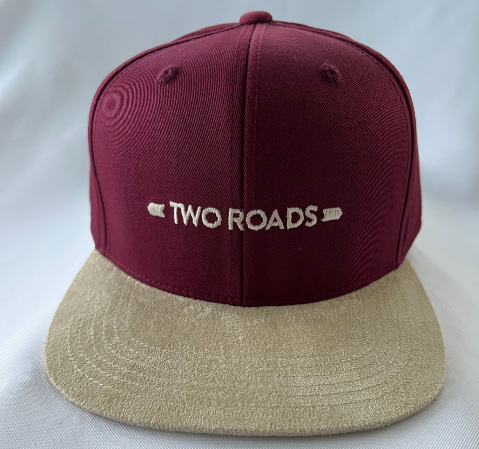 Westport Snapback- maroon/creme