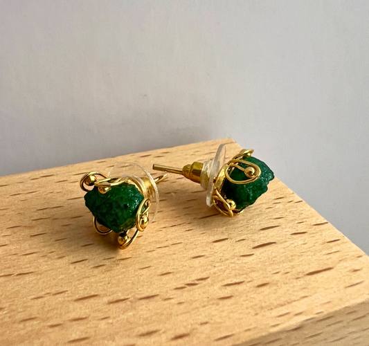 Isla Emerald Studs