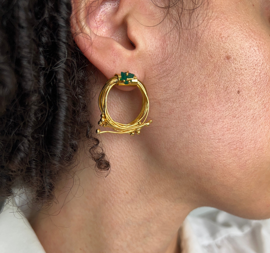 Nido Emerald Earrings