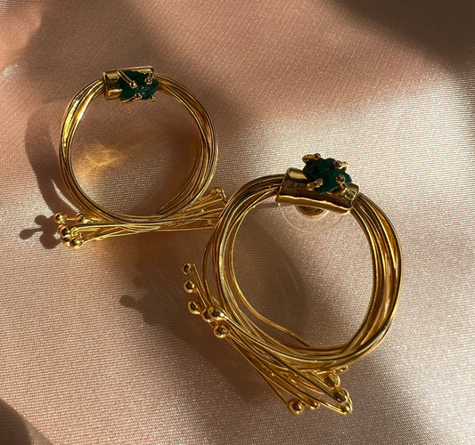 Nido Emerald Earrings