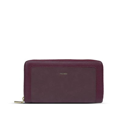 Emma Ziparound Wallet- Wine