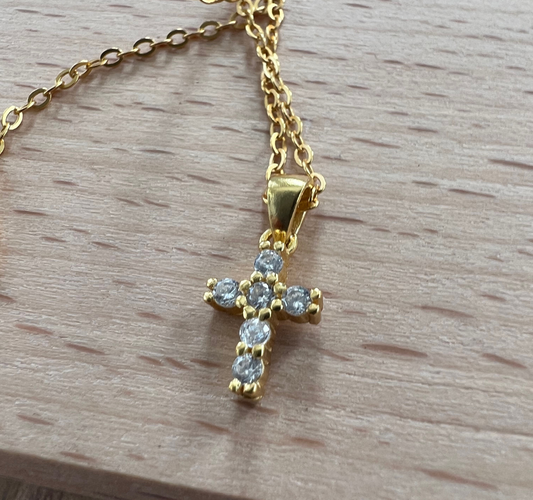Mini Cross Necklace