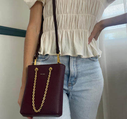 Naomi Phone Pouch- Wine